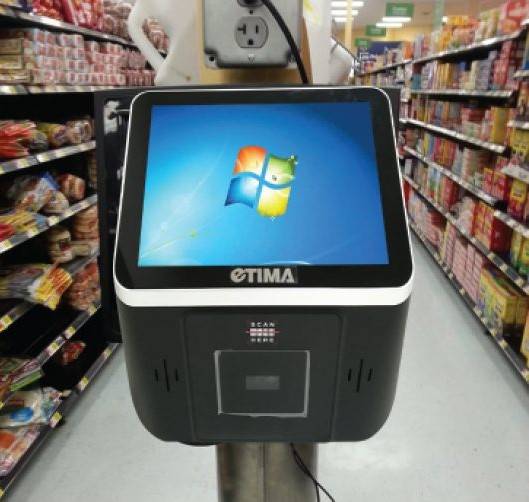 8" Price Checker with 1D Barcode Scanner